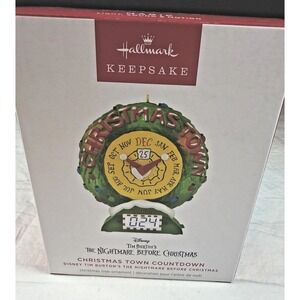 Hallmark Keepsake 2025 Nightmare Before Christmas Christmas Town Countdown Magic